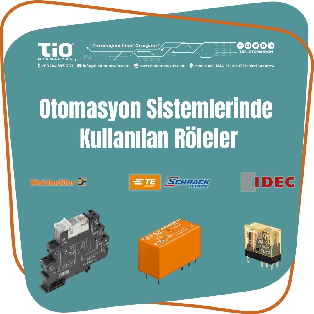 Otomasyon Sistemlerinde Kullanılan Röleler