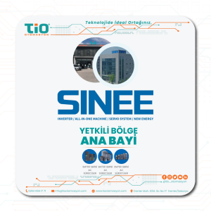 SINEE Türkiye bayisi – TIO Otomasyon showroom fotoğrafı