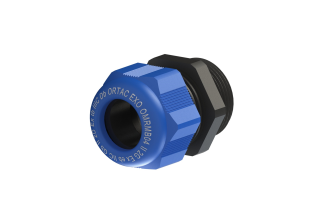 Ex Plastik Mavi-Siyah Ex Proof PG ve Uzun Diş Kablo Rakoru