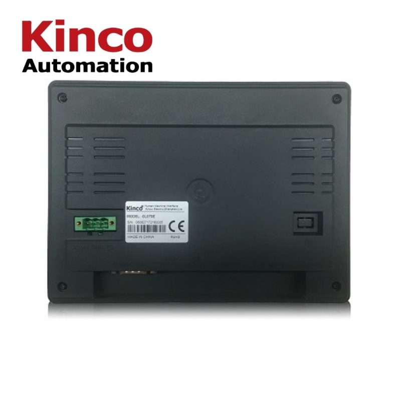 Kinco GL070 7 inç dokunmatik HMI panel, ARM RISC işlemci, endüstriyel otomasyon için kompakt çözüm