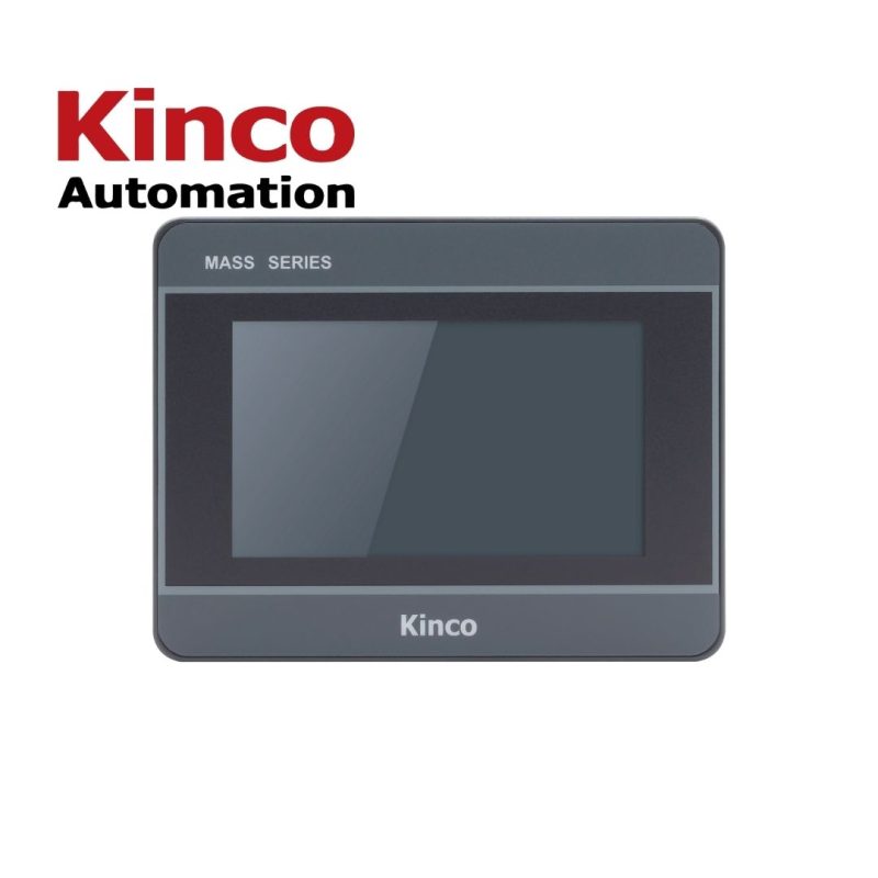 Kinco M2043H HMI, 4.3" dokunmatik ekran, ARM Cortex-A7 işlemci, USB ve seri port destekli endüstriyel panel