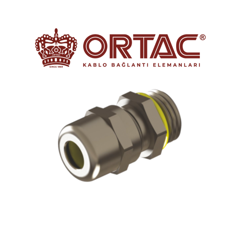 Ortaç silikon contalı metal kablo rakoru IP68 metrik PG