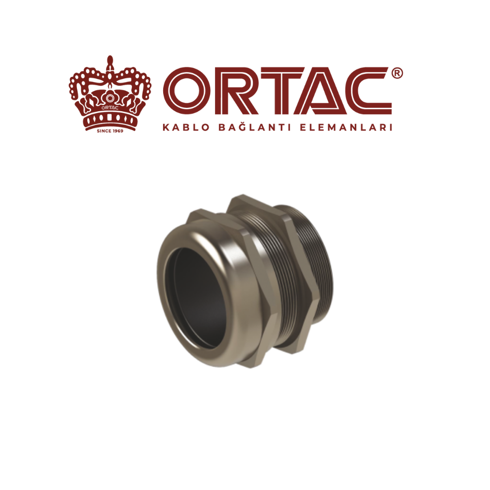 Ortaç büyük boy metal kablo rakoru IP68 metrik NPT