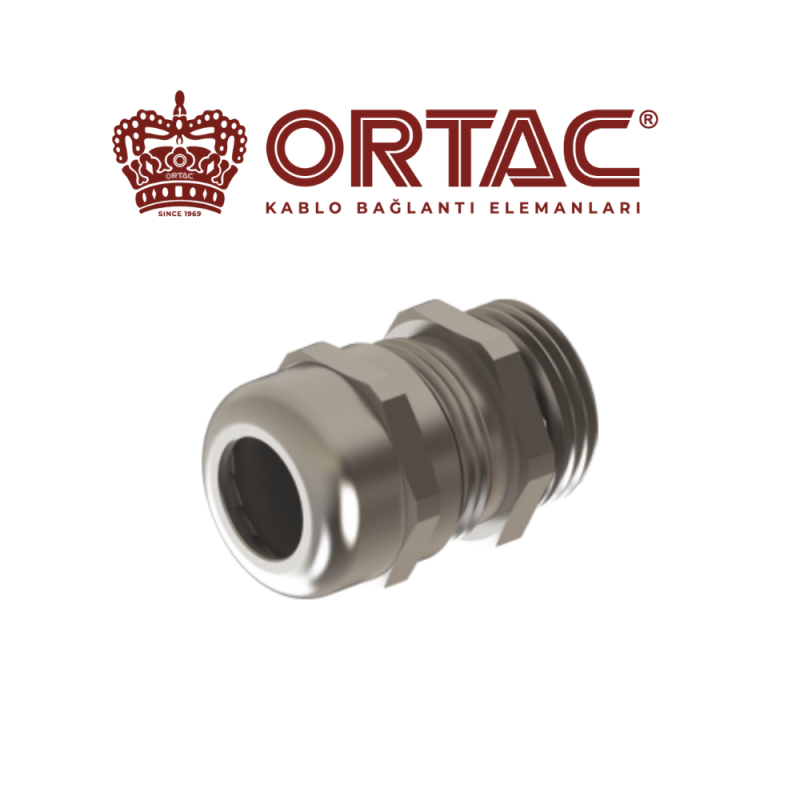 Ortaç paslanmaz çelik kablo rakoru IP68 metrik PG