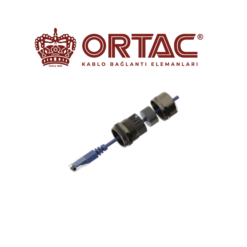 Ortaç yarık tip contalı pirinç kablo rakoru