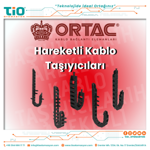 Hafif seri plastik hareketli kablo taşıyıcı modelleri, otomasyon sistemlerinde kablo ve hortumların güvenli şekilde yönlendirilmesini sağlar.