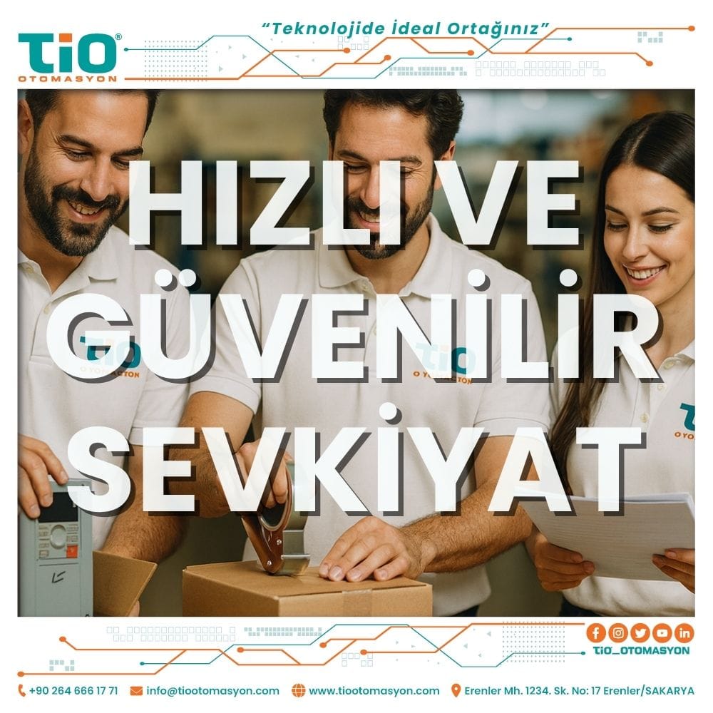 TİO Otomasyon Sevkiyat | Hızlı ve Güvenilir Teslimat Ağı