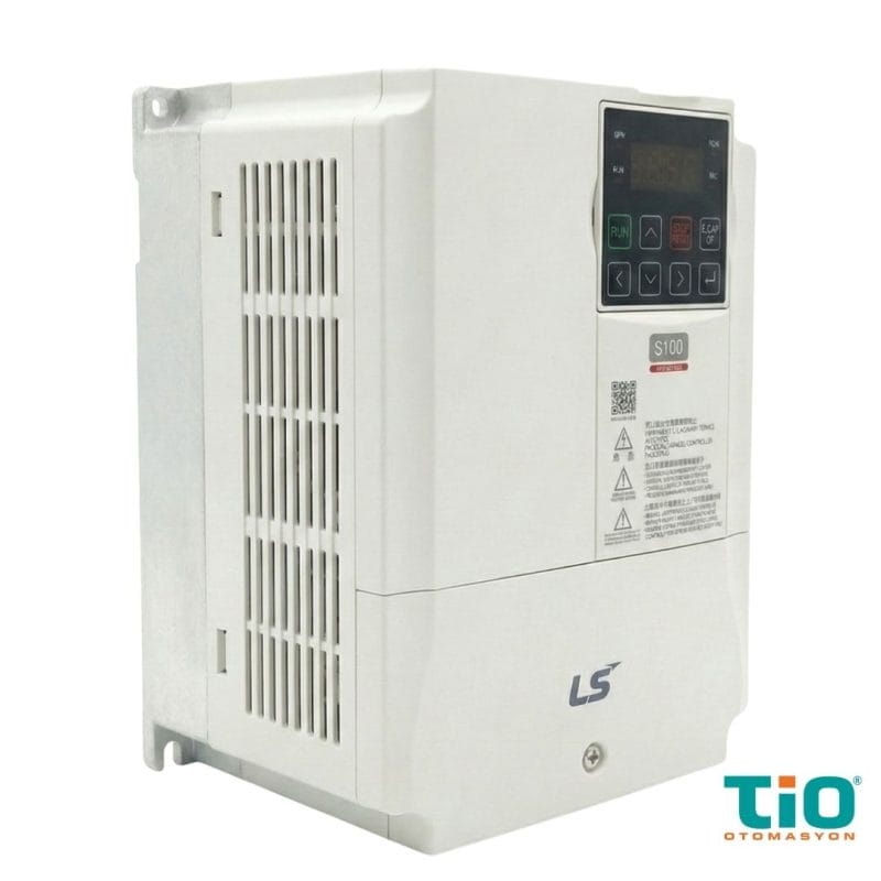 LS Electric S100 1.5 kW AC sürücü 0015 serisi sol görünüm fotoğrafı
