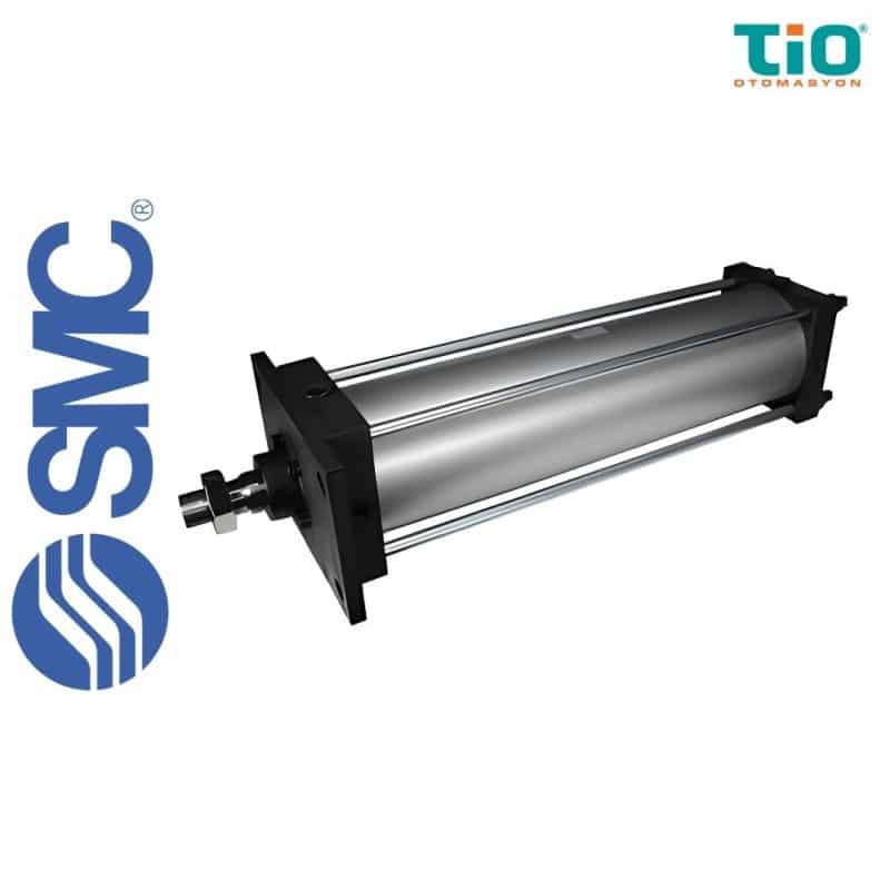 SMC 55-CS1 ATEX hava silindiri, tek milli ve yağsız yapısıyla patlayıcı gaz veya toz riski bulunan ağır hizmet uygulamalarında kullanılır.
