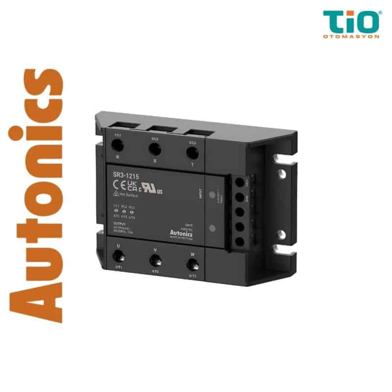 Autonics SR3 Serisi Solid State Röle, üç fazlı yük kontrolü ve sökülebilir soğutucu yapısı