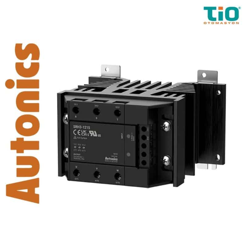 Autonics SRH3 Serisi Solid State Röle, entegre soğutuculu üç fazlı röle modeli