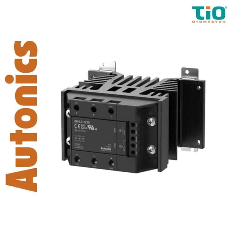 Autonics SRHL3 Serisi Solid State Röle, üç fazlı yük kontrolü ve aşırı ısınma önleme özellikli entegre soğutuculu röle