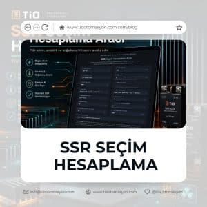 SSR seçim hesaplama aracı, solid state röle, soğutucu ve teknik hesaplama ekranı bulunan kapak görseli