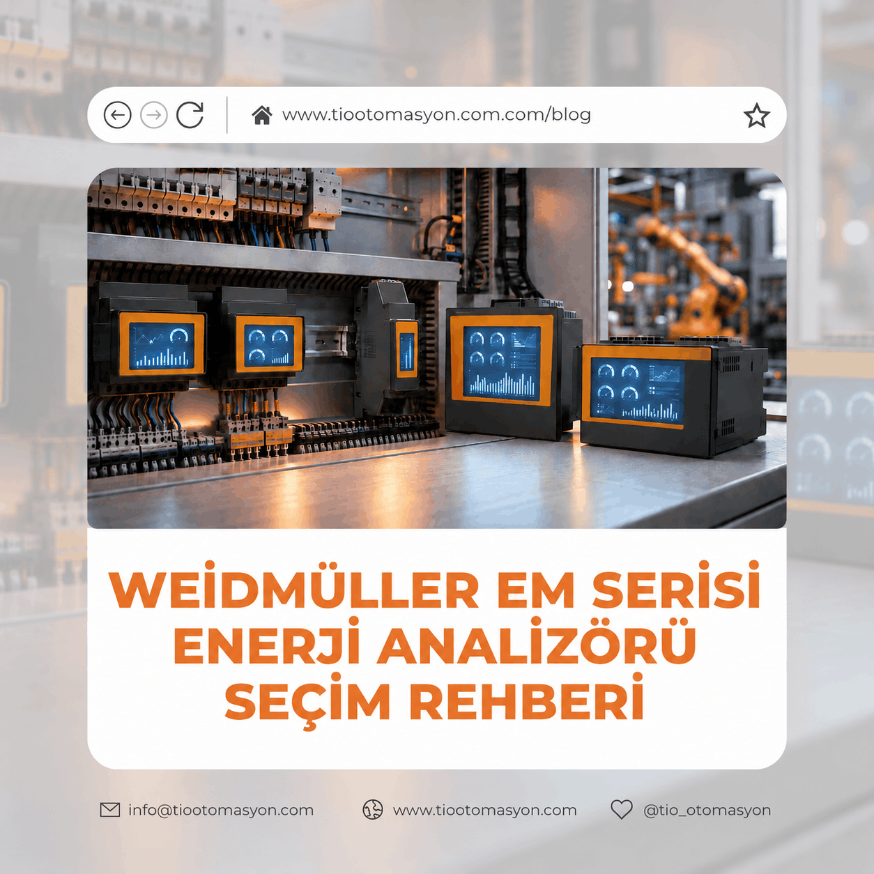 Weidmüller EM serisi enerji analizörü modelleri seçim rehberi