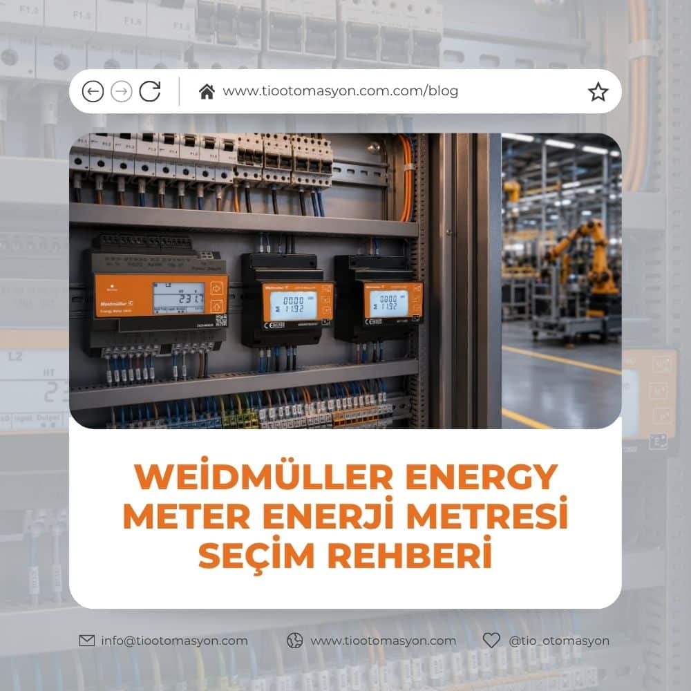 Weidmüller ENERGY METER serisi enerji metresi modelleri karşılaştırma ve seçim rehberi