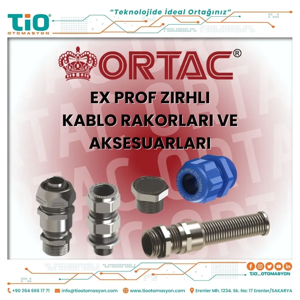 Ortac Ex-proof Kablo Rakorları ve Aksesuarları